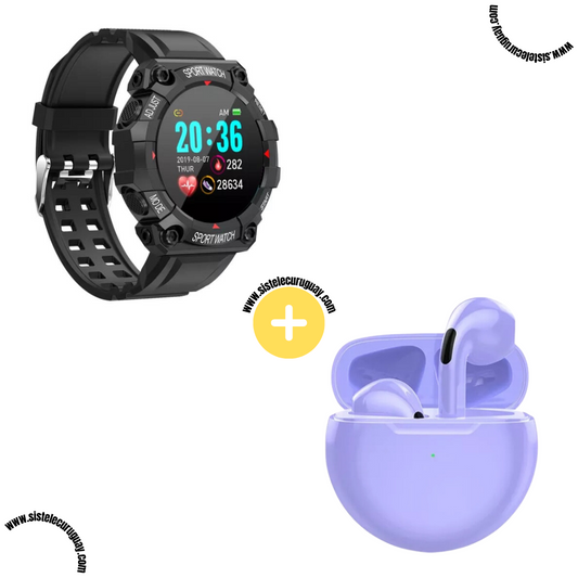 Sport Watch + Auriculares Inalámbricos PRO6