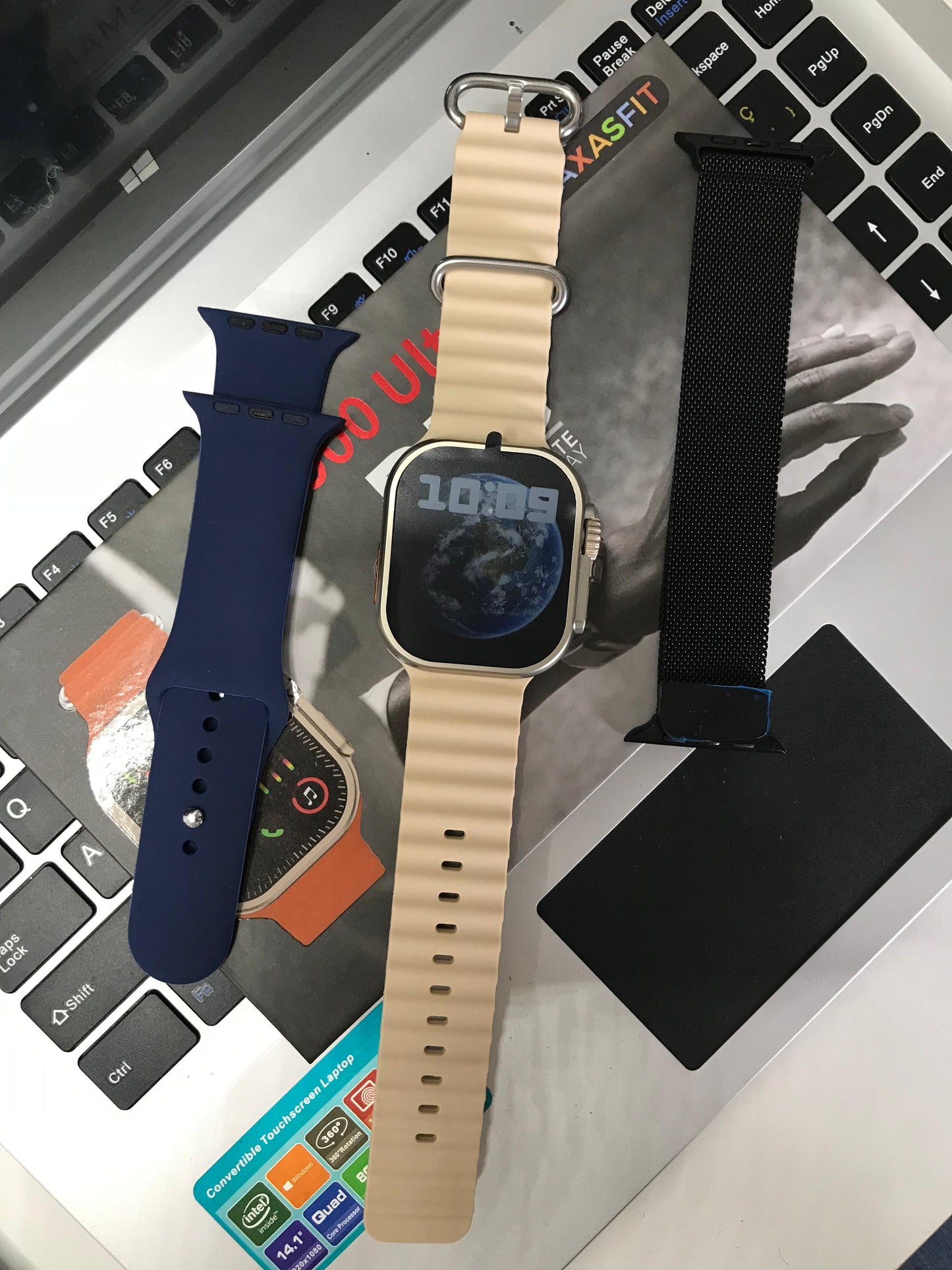 Smartwatch T900 ultra con 3 mallas