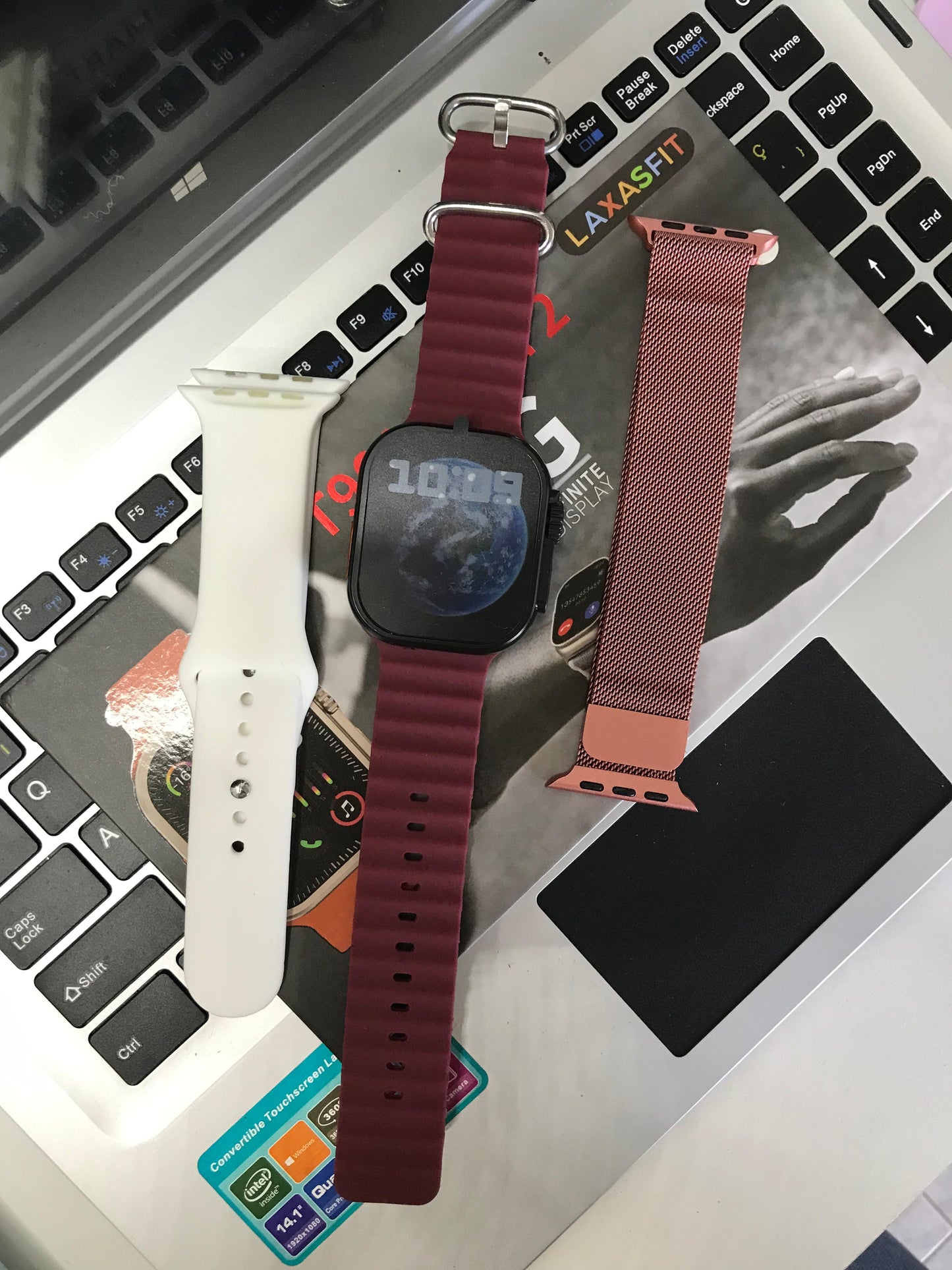 Smartwatch T900 ultra con 3 mallas