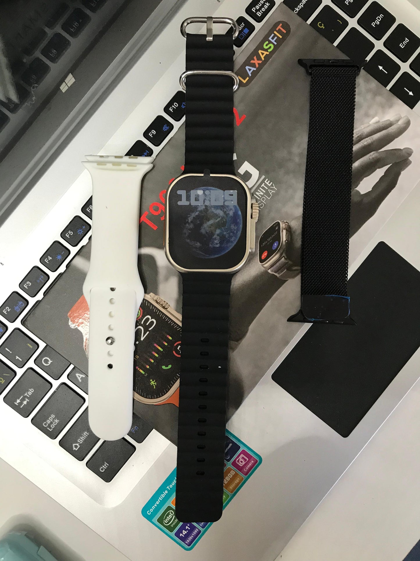 Smartwatch T900 ultra con 3 mallas