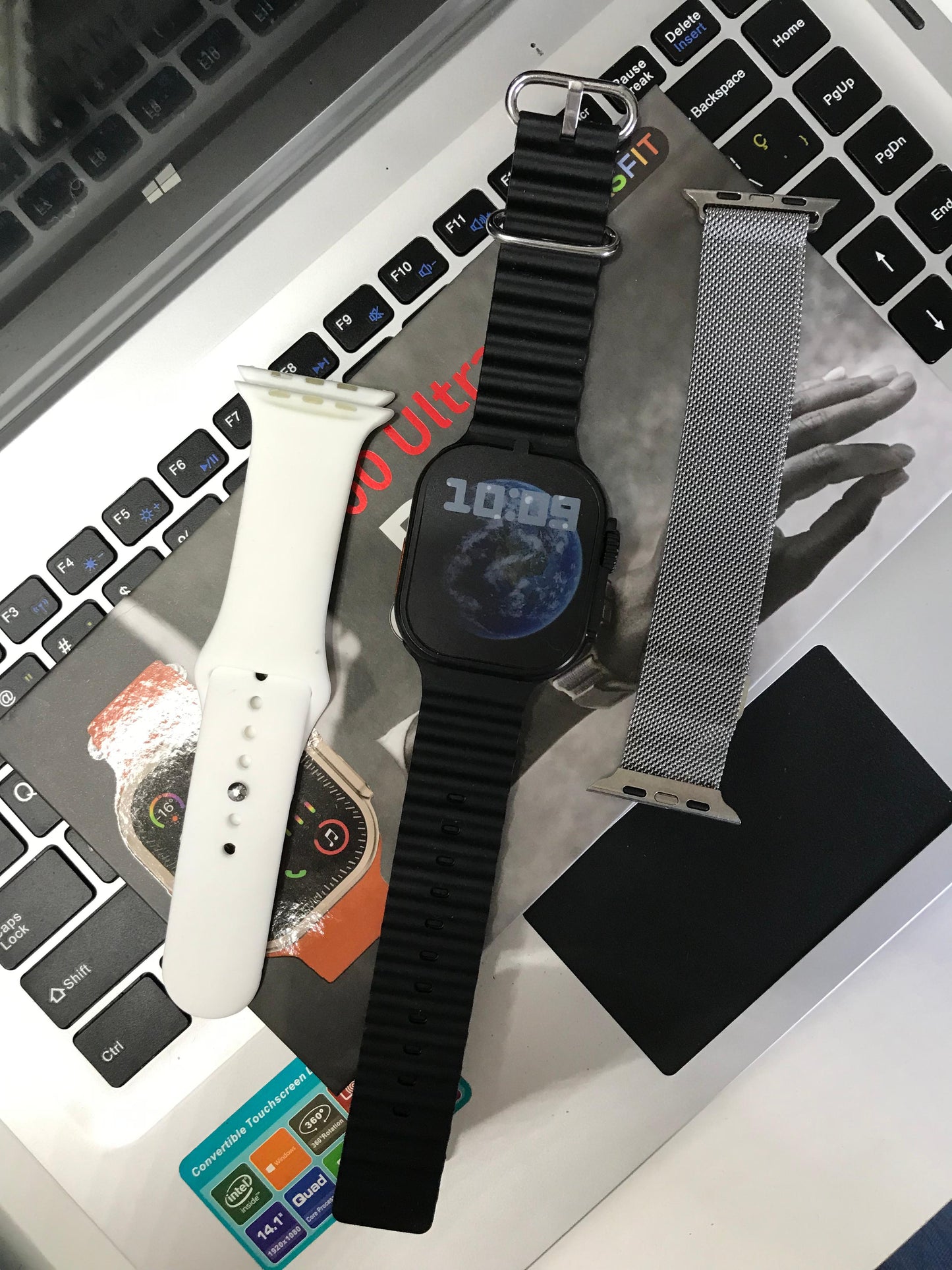 Smartwatch T900 ultra con 3 mallas