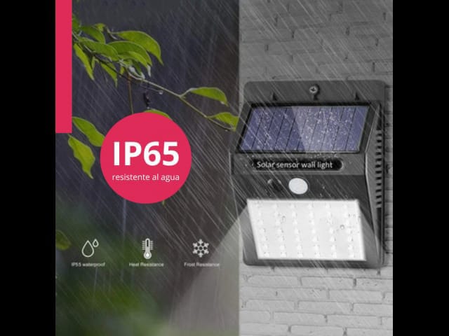 Foco Luz Led Solar Exterior Con Sensor De Movimiento 48 Led / Fotocélula