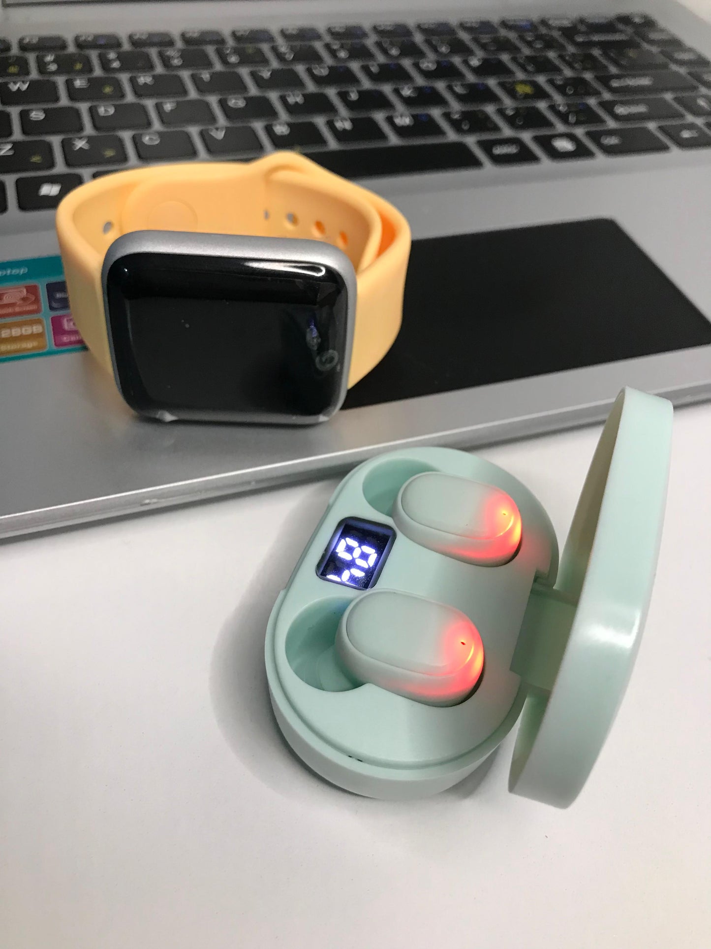 Smart Bracelet D20 PRO + Auriculares Inalámbricos E6S