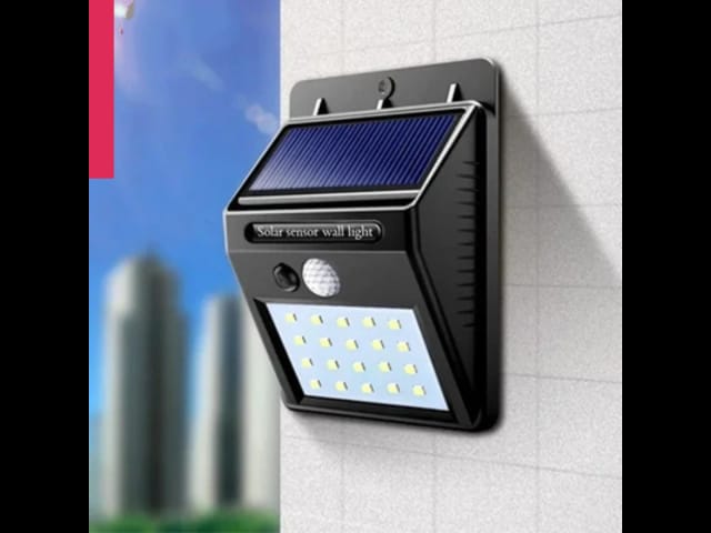 Foco Luz Led Solar Exterior Con Sensor De Movimiento 48 Led / Fotocélula