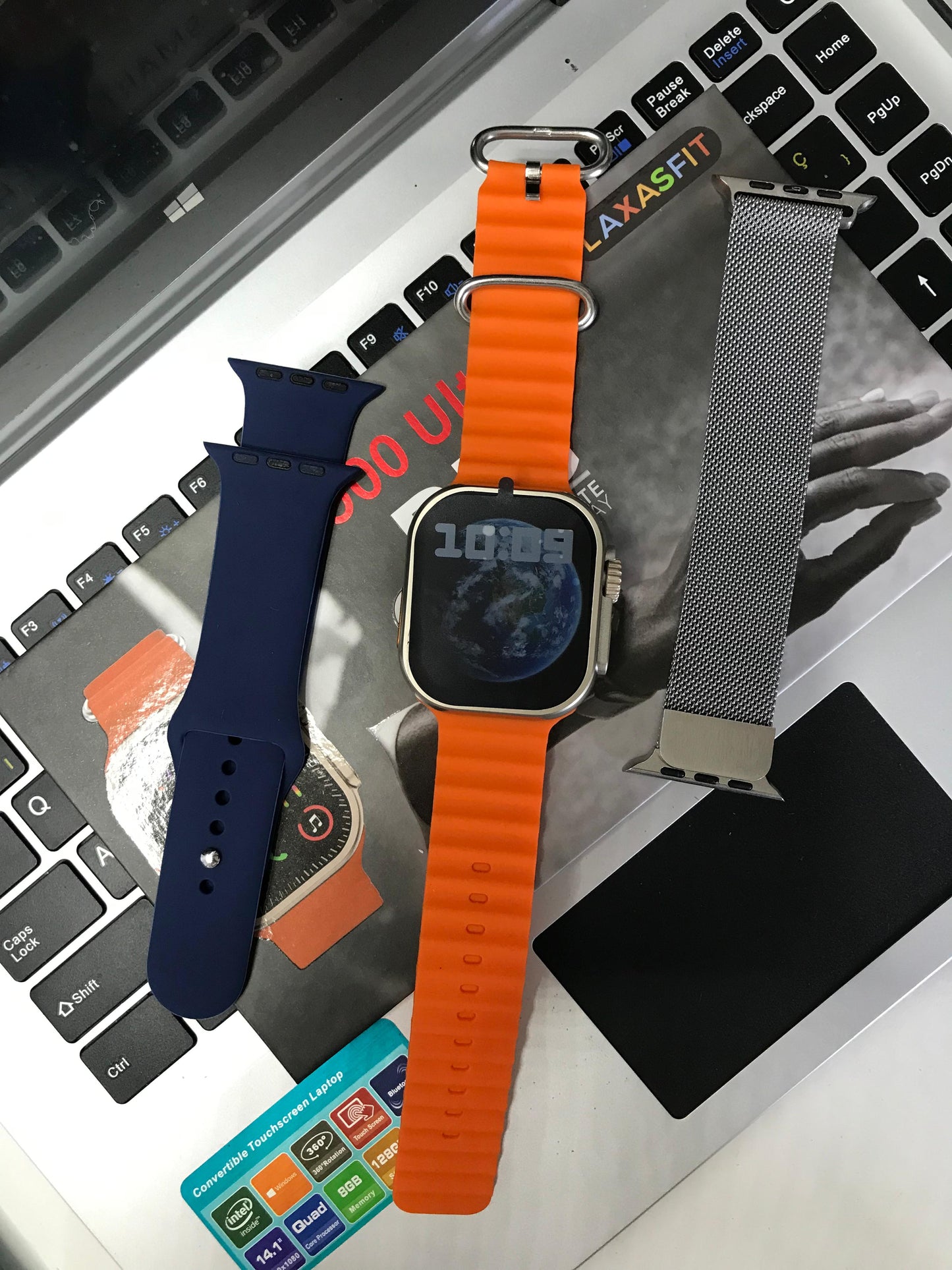 Smartwatch T900 ultra con 3 mallas