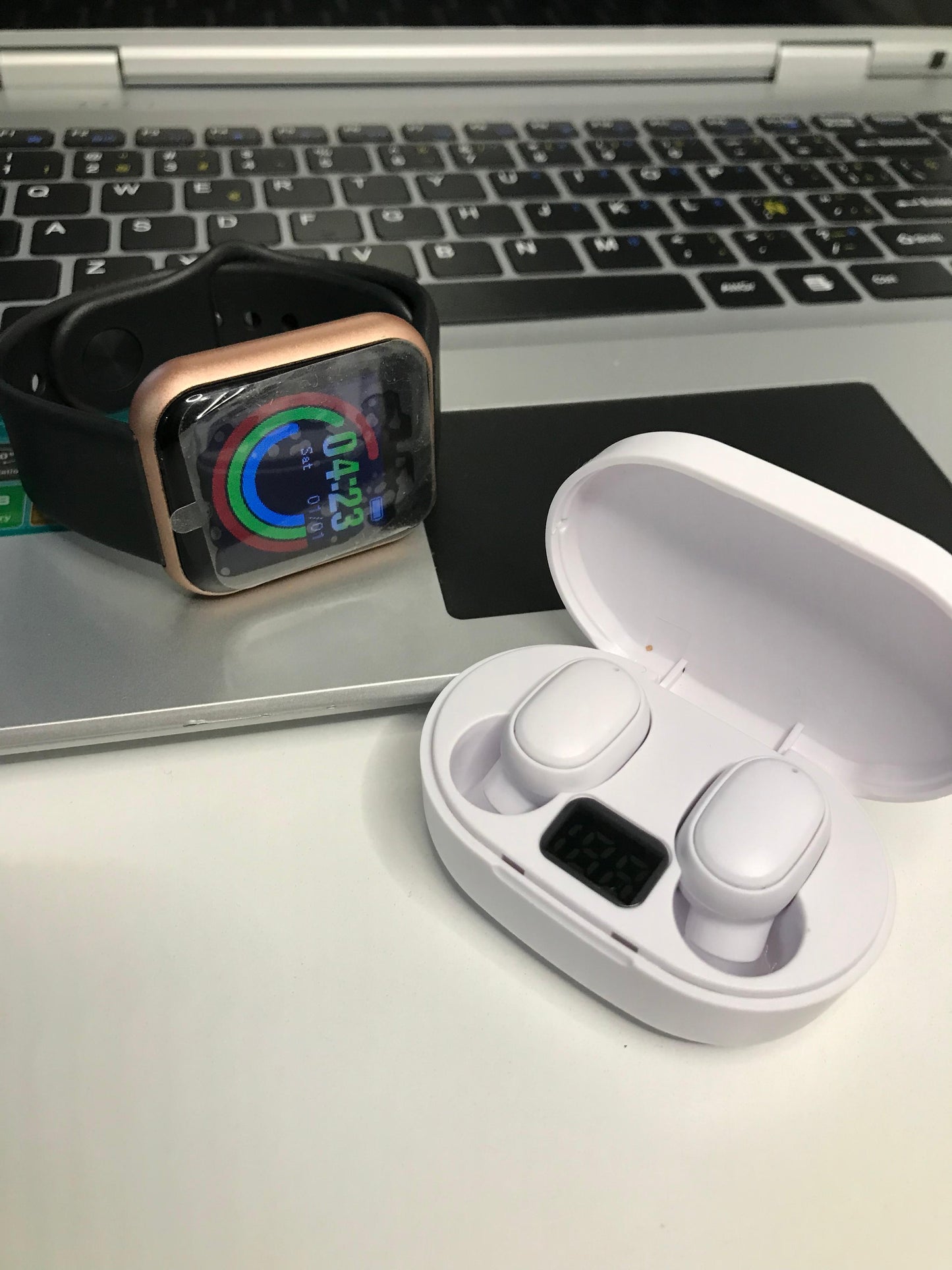 Smart Bracelet D20 PRO + Auriculares Inalámbricos E6S